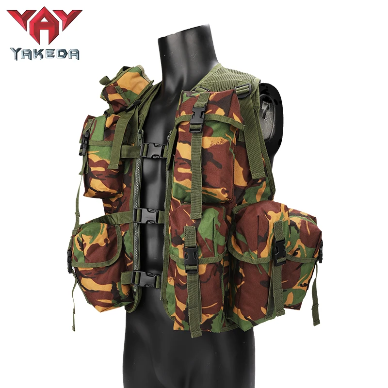 Tactical Vest Gear Woodland Digital Camouflage Plate Carrier Mesh Gilet Training Chest Rig Tactical Vest view 2