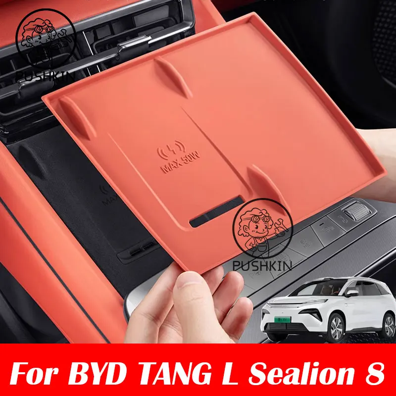 

For BYD Sealion 8 ATTO 8 TANG L 2025 2026 Car Armrest Storage Box Center Console Organizer Center Console Interior Accessories