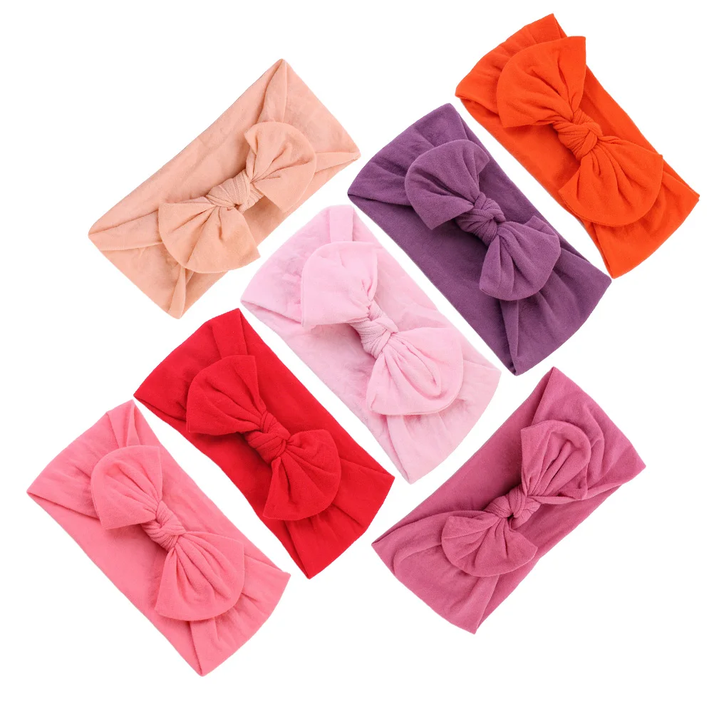 

7 Pcs Headband Bow Headdress Headbands Hair Accessories Ribbon Tie Stretchy