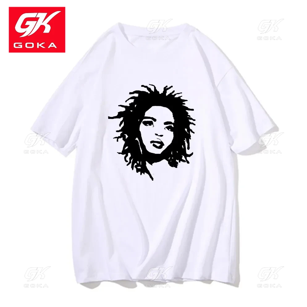 Rapper Lauryn Hill Who Else Wants To Enjioy Graphic T Shirts Men Women Hip Hop Unisex T Shirt Tops Short Sleeve Male Cotton Tees