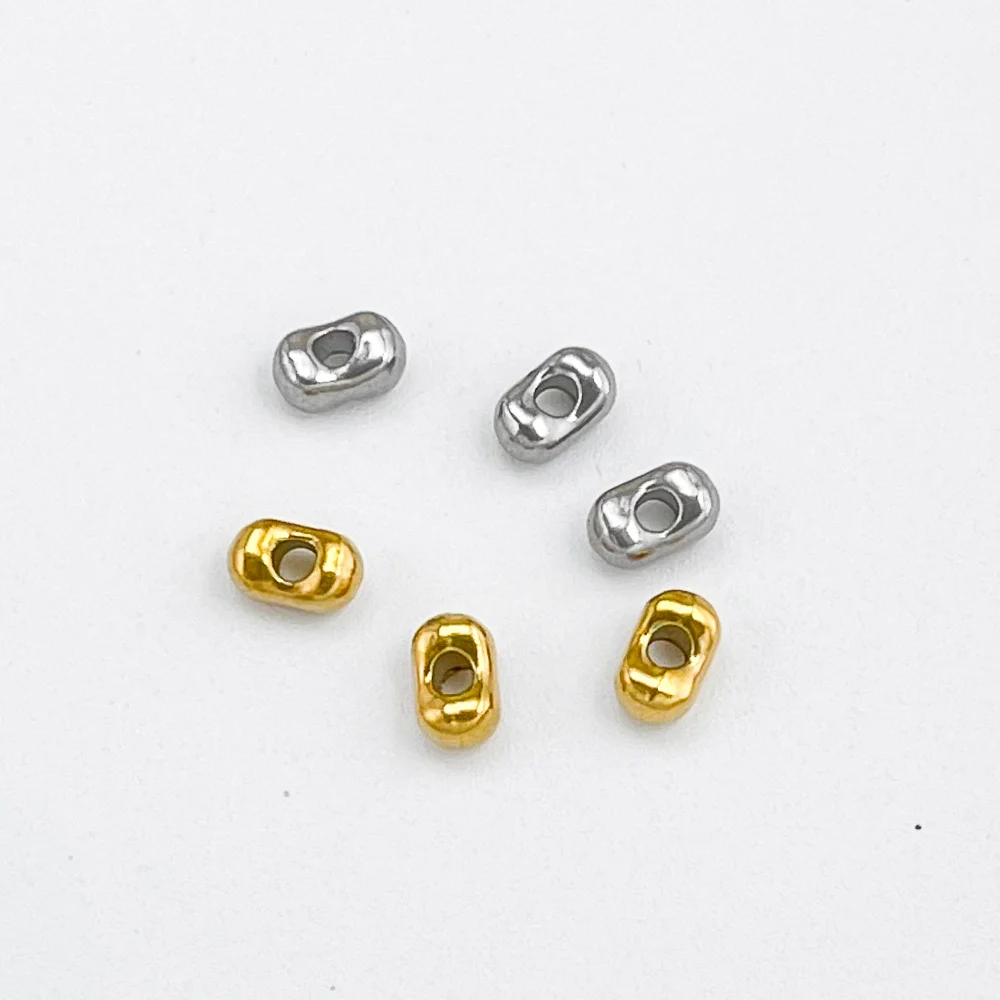 

Сердечный дизайн 100 шт. 3*5 мм нержавеющая сталь/ручная работа/разделители бусины/знантовки/бусины для браслетов/ювелирных аксессуаров # 195554