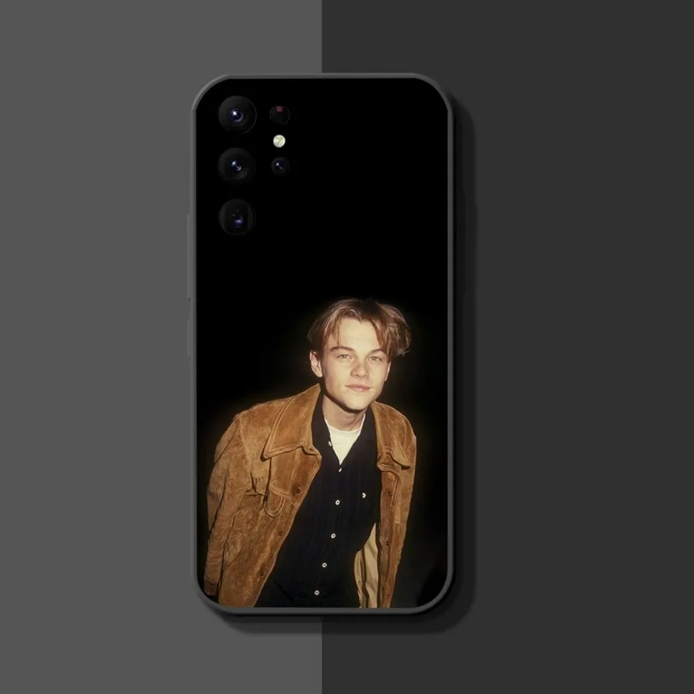 Leonardo DiCaprio Phone Case For Samsung Galaxy A52 A12 A51 S21 Edge S22ULTRA S23 S20LITE Plus Ultra Black Cover