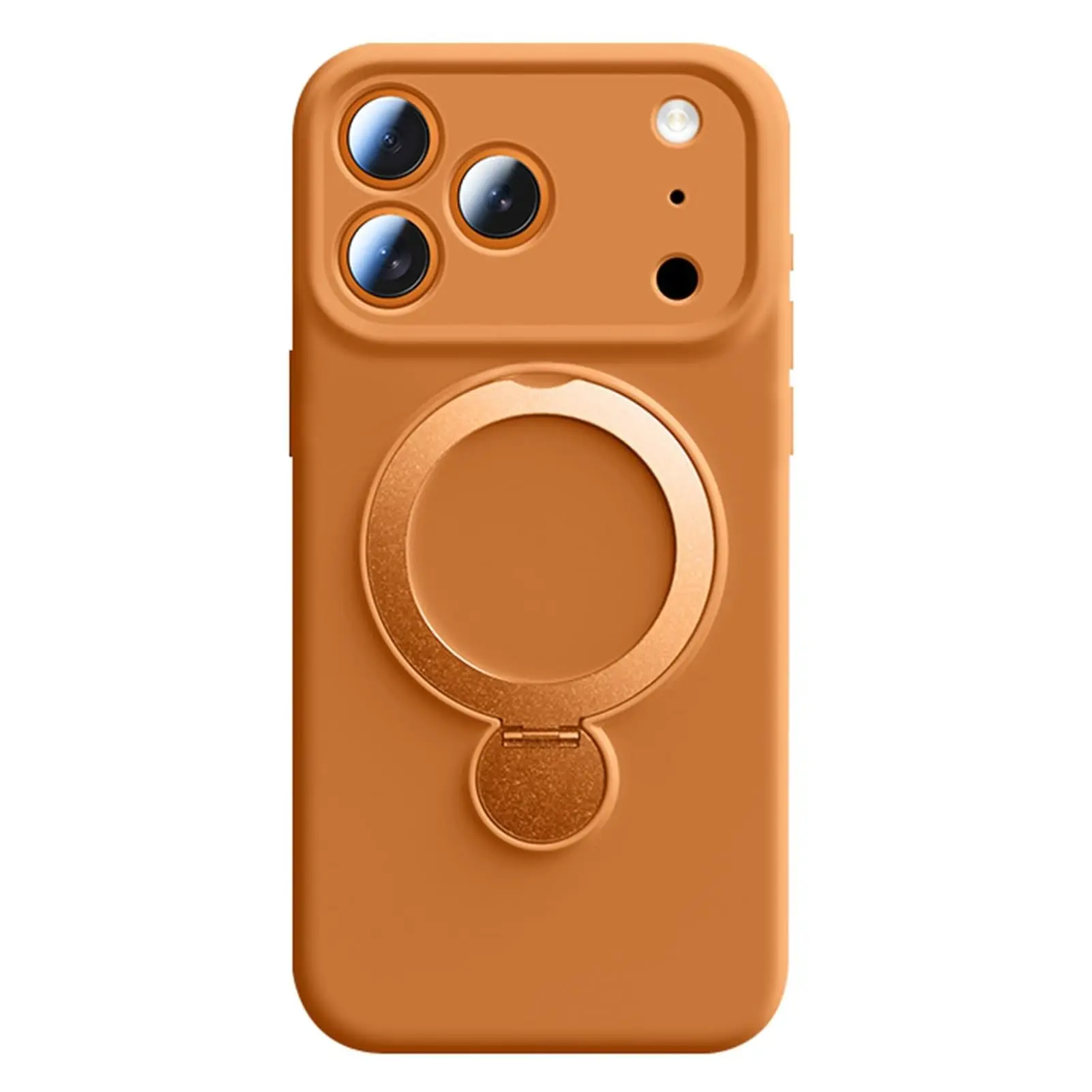 

Чехол для iPhone 17 Pro Max/17 Pro/17 Air/17 с магнитным кольцом-держателем-подставкой — ультратонкий мягкий силиконовый чехол для беспроводной зарядки