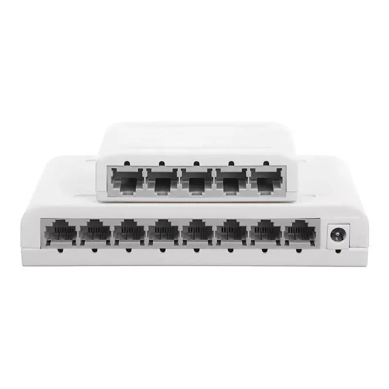 

5/8 Ports Ethernet Switch 10/100/1000Mbps Desktop Gigabit Network Switch Adapter RJ45 Ethernet Switch Auto MDI/MDIX Fast Switch