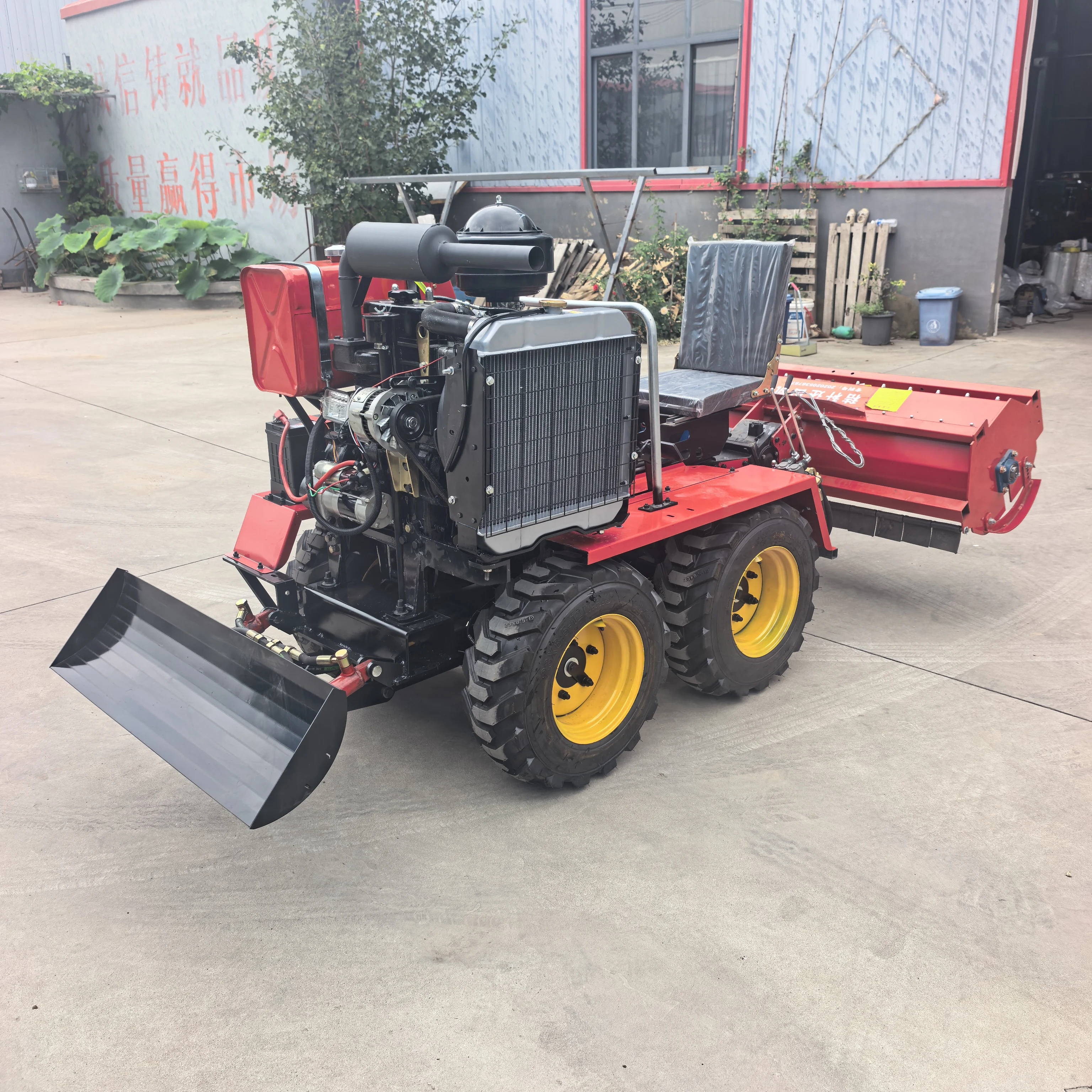 Agriculture Farming Tractor - Trator agrícola mini 4x4 com motor
