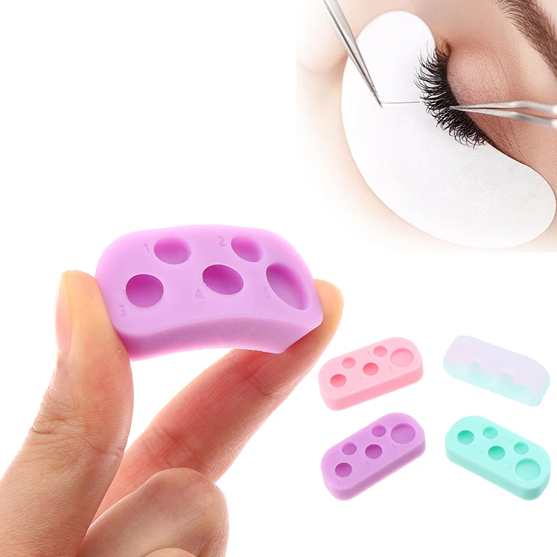 1 Pcs Mini Silicone Palette Multiple Functions Tray For Lash Lift And Tint Brow Lamination Eyelashes Perm Pads Makeup Tools