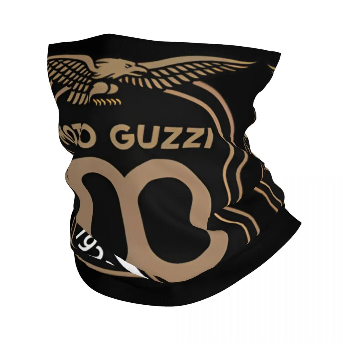 Moto guzzi หน้ากากพิมพ์ลายแบบพันคอผ้าผูกโลโก้รถจักรยานยนต์สำหรับผู้ชายหมวกคลุมหัวอเนกประสงค์สำหรับการเดินป่าซักได้