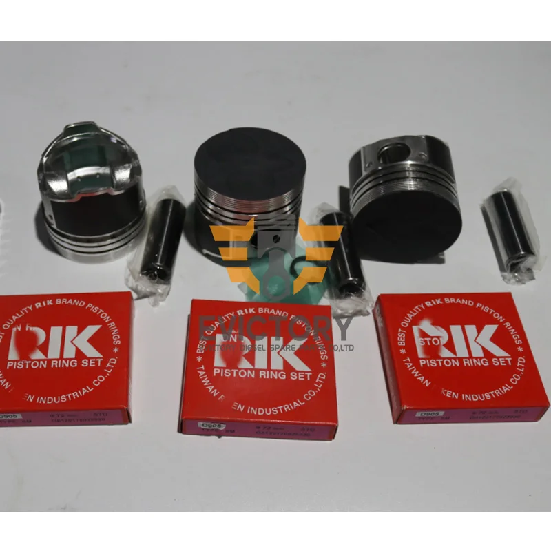 For Kubota D905E D905 overhaul rebuild kit + piston + ring set + full gasket kit complet