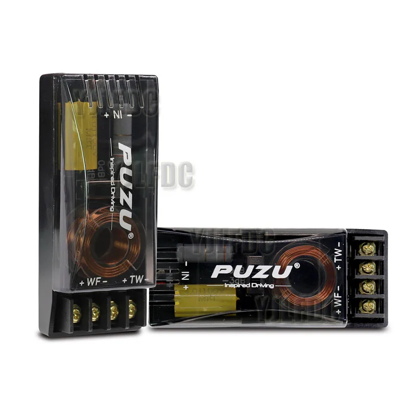 PZ-6509S Altavoces de audio para automóvil componente de 2 vías de 6,5 pulgadas con cono de fibra de vidrio de potencia máxima de salida de 180 W