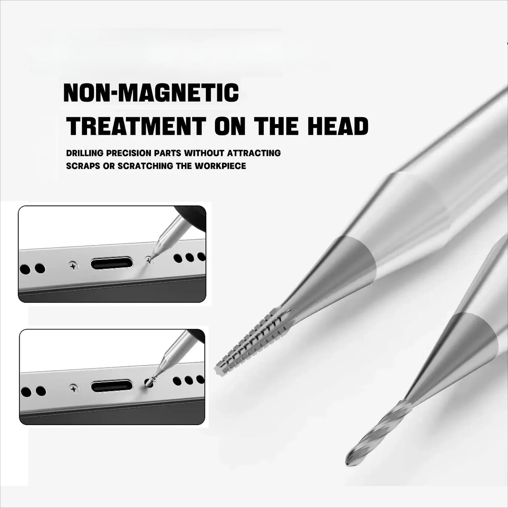 2.35mm Alloy Phone Repair Stripped Screw Extractor Sliding Drill Bit Removal Extraction Tool for Phone Repair