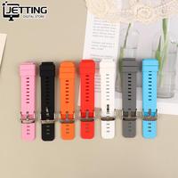 Universal Silicone 16mm Watch Band Strap For Huawei-TalkBand B3 B6 And More Children's Watch Smart Watch Accessories