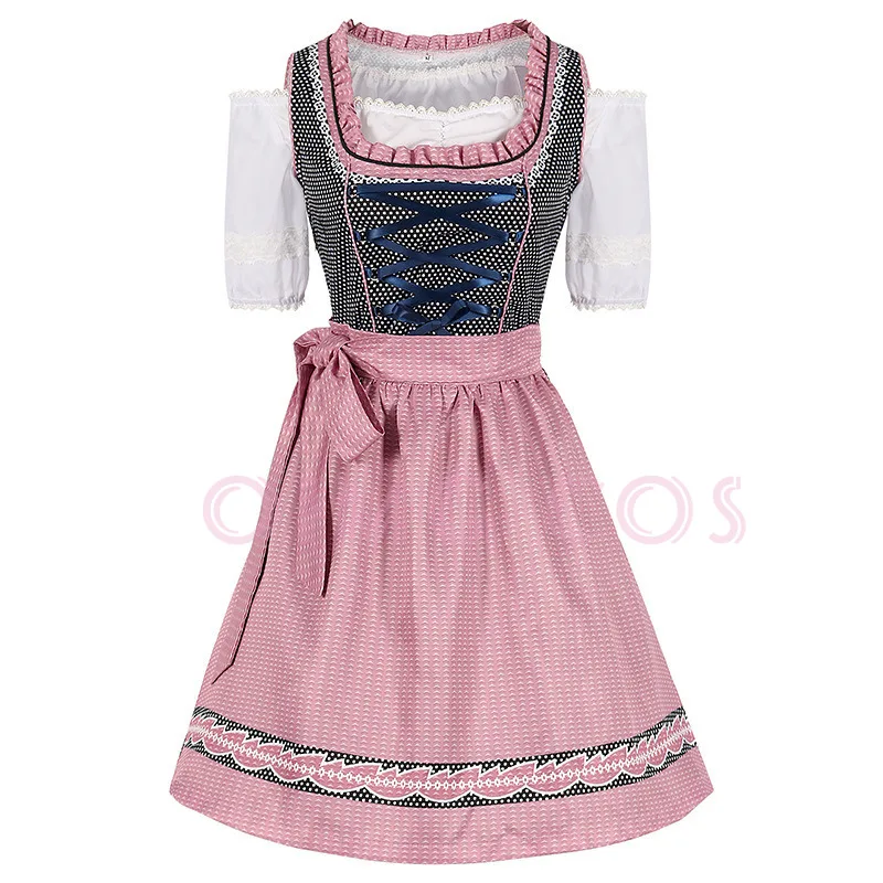 

Halloween maid uniform Bavarian performance costume plus German size Munich Beer Festival stage performance costume