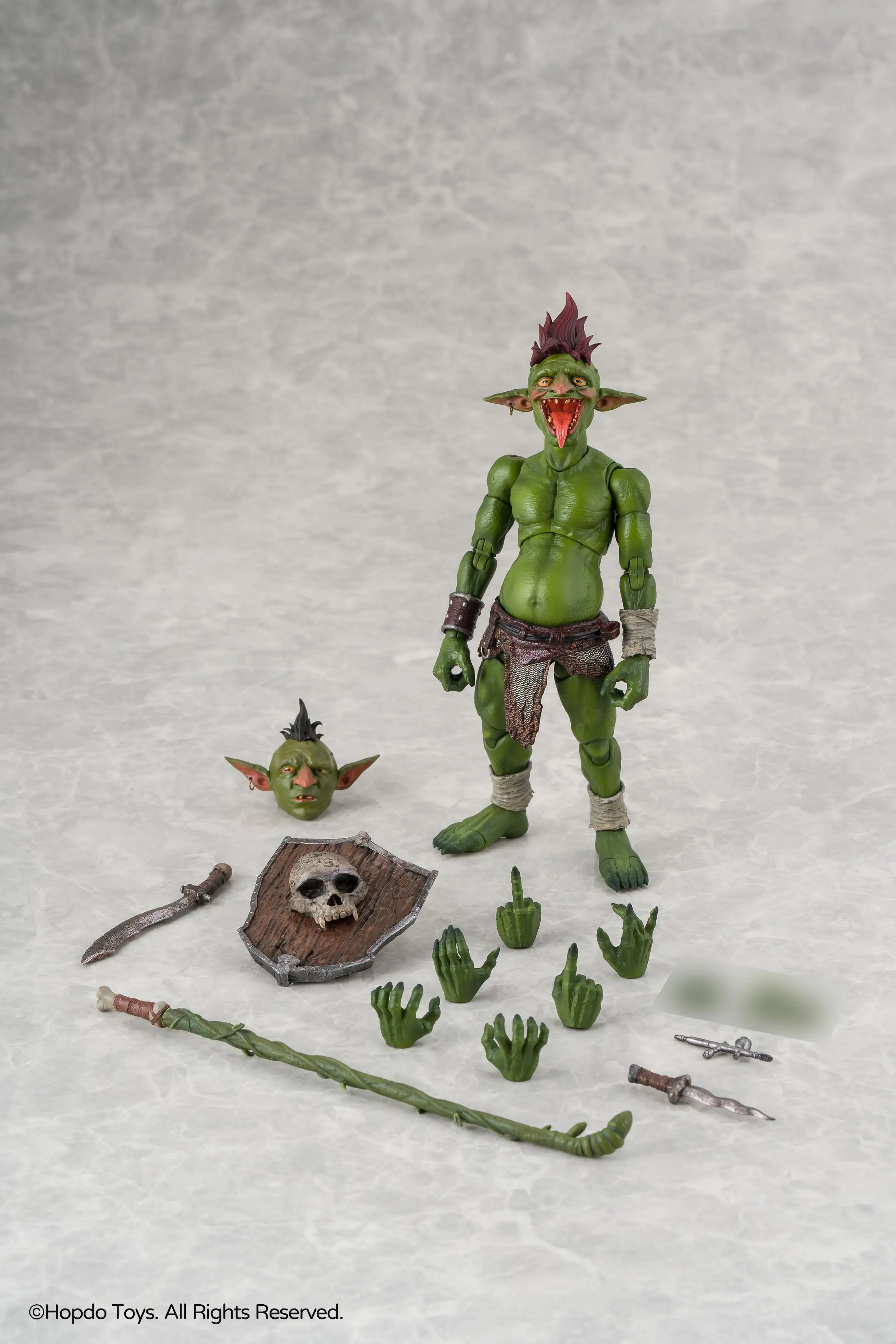 

In Stock Original HOPDO TOYS Mohicans Goblin 1/12 Movable Model Toys Goblin 14CM