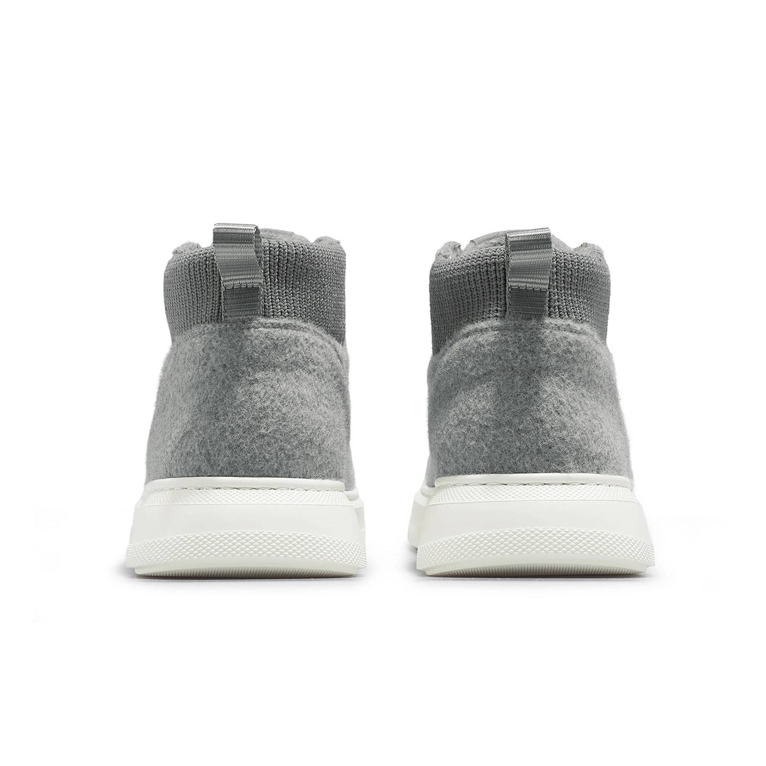 [Warm wool high-top shoes] Desai cotton shoes men\'s winter slip-on lazy casual boots men\'s board shoes