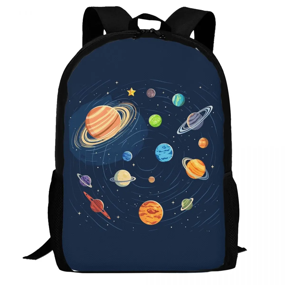 

Рюкзак с изображением солнечной системы, космических планет и Вселенной, вместительный, детский, школьный, сумка через плечо для мужчин и женщин