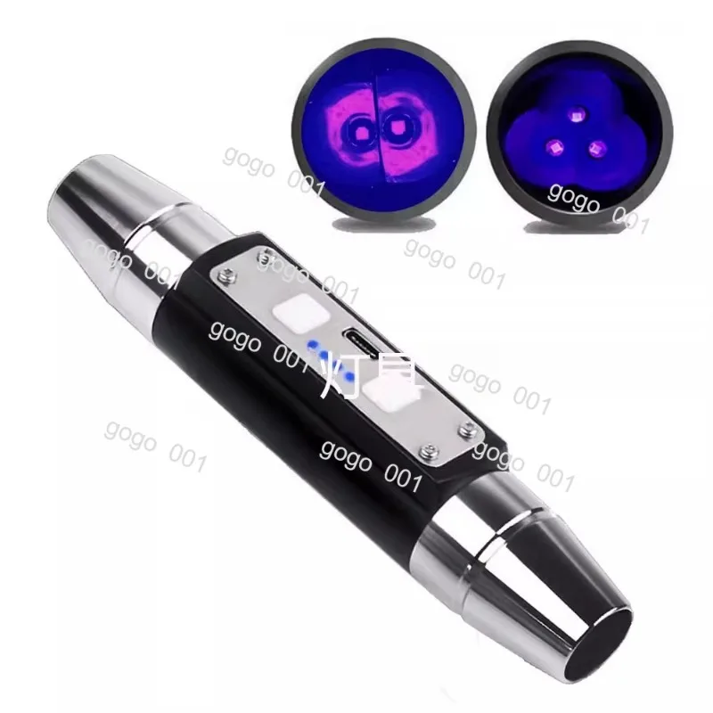 254nm 395nm 365nm UV Flashlight Fluorescent, Crack Inspection Lamp