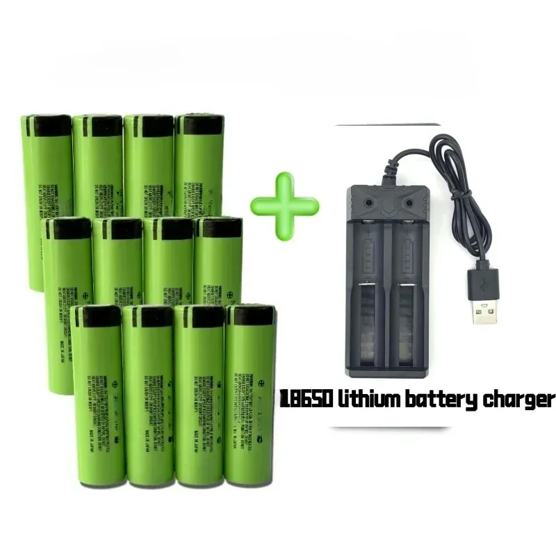 18650 Battery Rechargeable Lithium Battery  3.7V 3400mAh 34B Pour Lamp De Poche Chargeur USB Original New NCR18650B