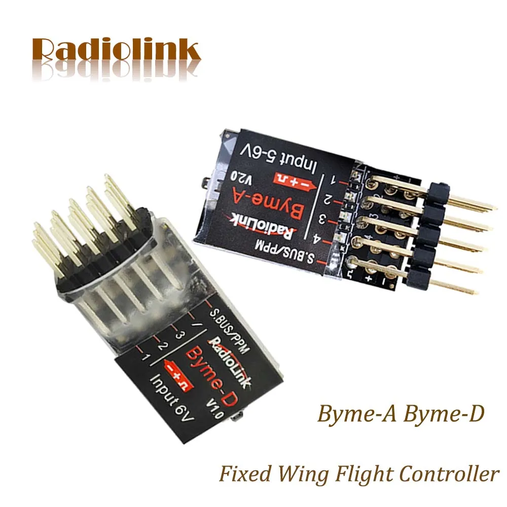 With Gyro Mode Radiolink Byme-A Byme-D Flight Controller for RC 3CH Plane 4CH Jet Airplane Straight Wing