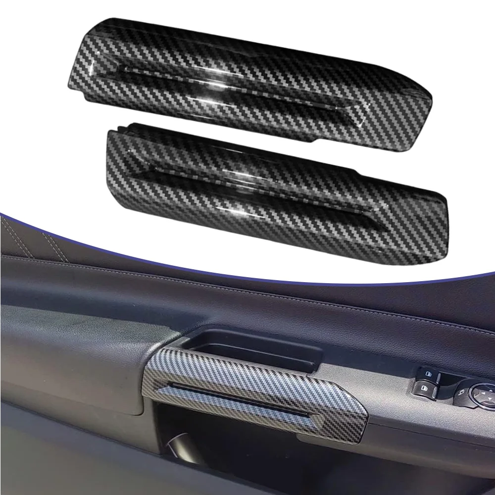 

2pcs Interior Door Handle Cover Trim For Ford Mustang 2015 2016 2017 2018 2019 2020 2021 2022 2023 2024 Car Interior Accessories