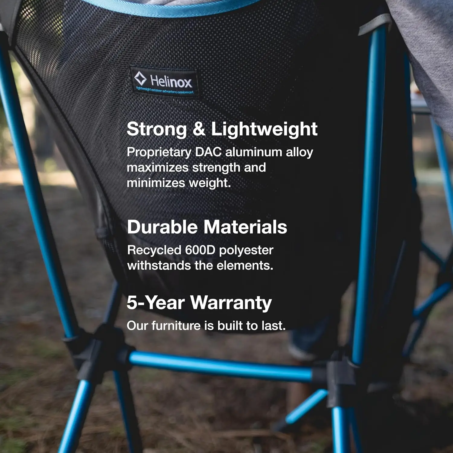 Sedia da caffè Sedia da pranzo pieghevole per esterni, nera