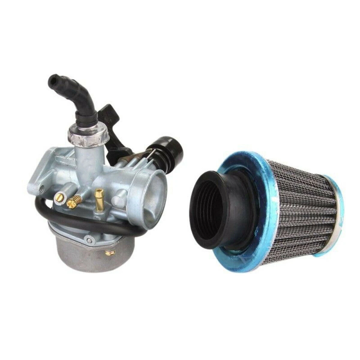 PZ19 Carburetor for Taotao 50Cc 70Cc 90Cc 110Cc 125Cc Dirt Bike ATV Scooter Moped with Air Fuel Filter