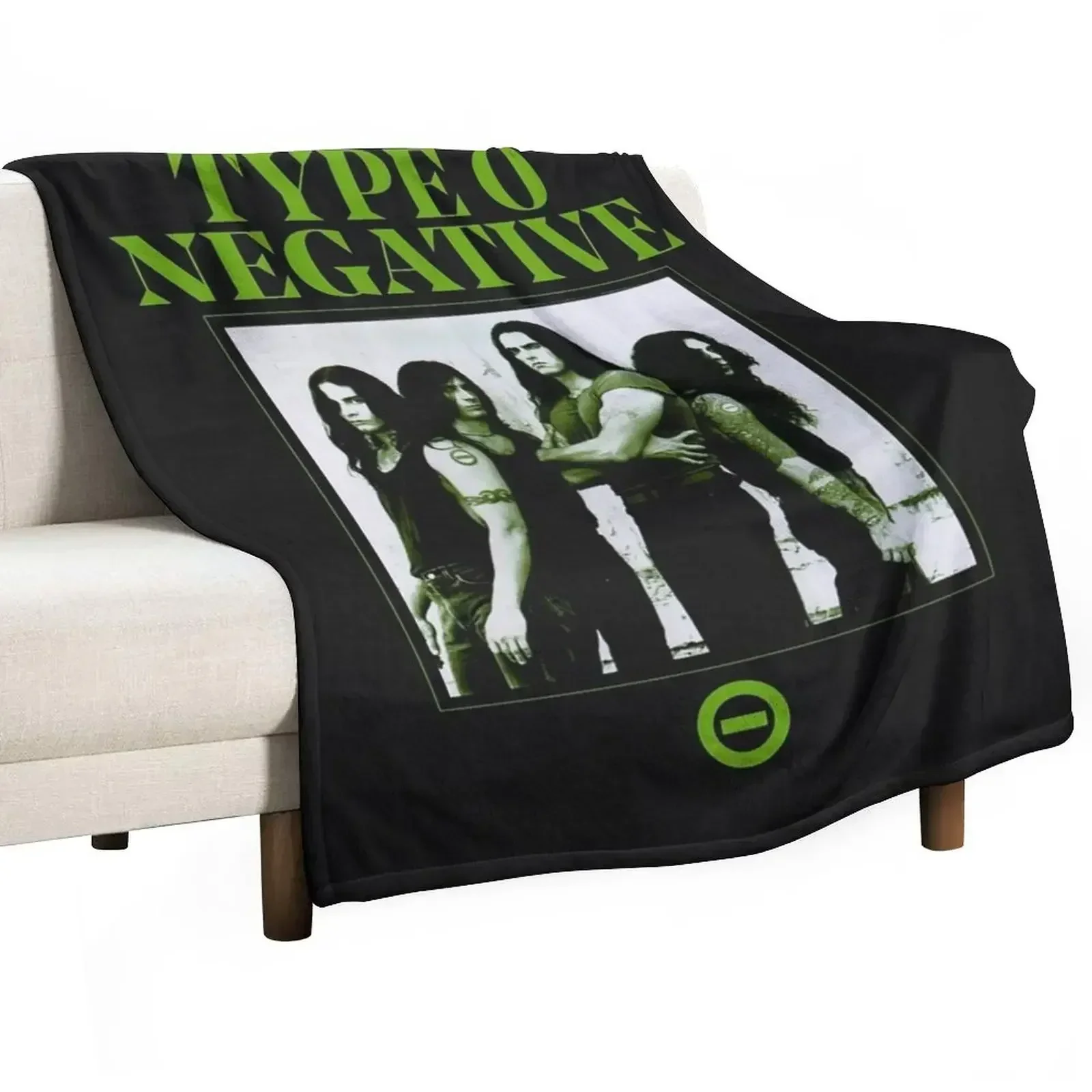 Type o negative Throw Blanket Plush Fashion Sofas Soft Big christmas gifts Retros Tourist Blankets
