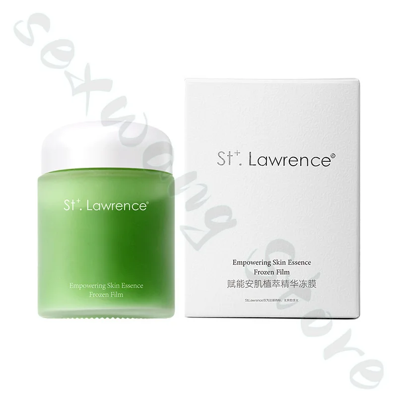 Small green bottle smear mask empowers skin-protecting plant extract essence jelly mask to moisturize and soothe skin 100g