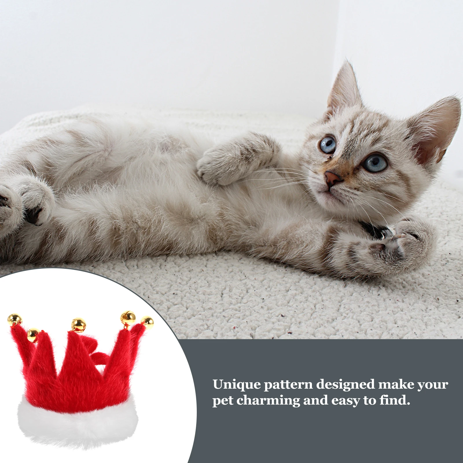 

Bell Scarf Pet Costumes for Cat Triangle Accessories Neck with Collar Dog Small Dogs