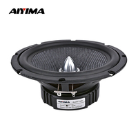 AIYIMA 1PCS 6.5 Inch Midrange Bass Speaker Home Theater 4 8 Ohm 60W Sound Audio Speaker Glass Fiber Bullet Woofer Loudspeaker