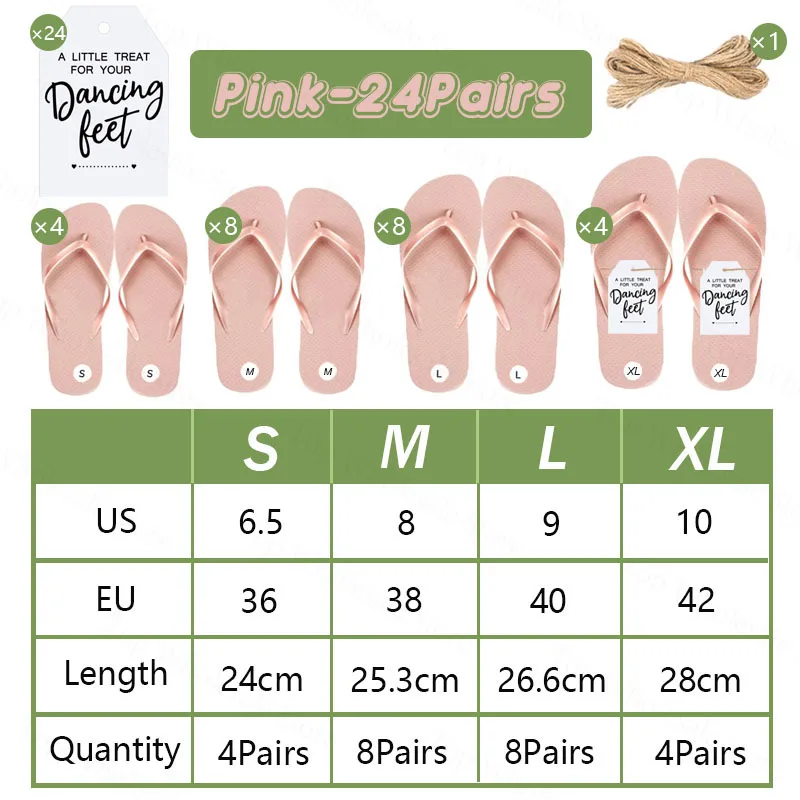 6-100 paar slippers bulk voor bruiloftsgasten bruiloft gunsten dansen slippers bruids douche geschenken sandalen schoenen voor strand