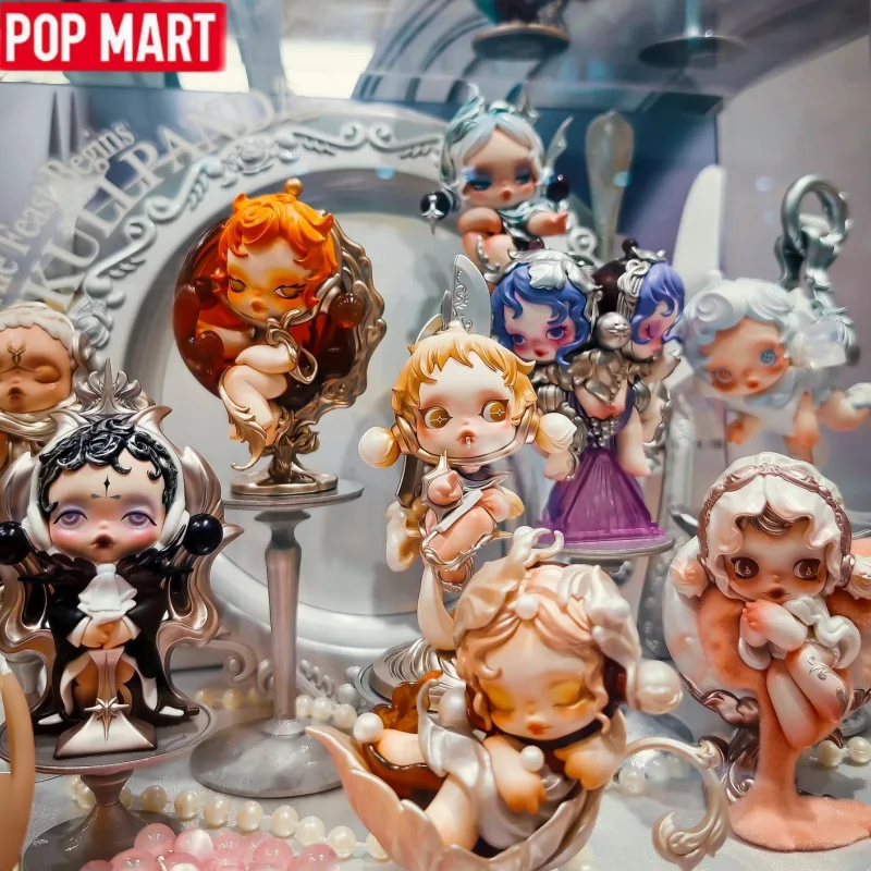 POPMART Original crânePANDA la fête commence série boîte aveugle devinez sac jouets originaux poupée mignon Anime Figure ornements cadeau de noël