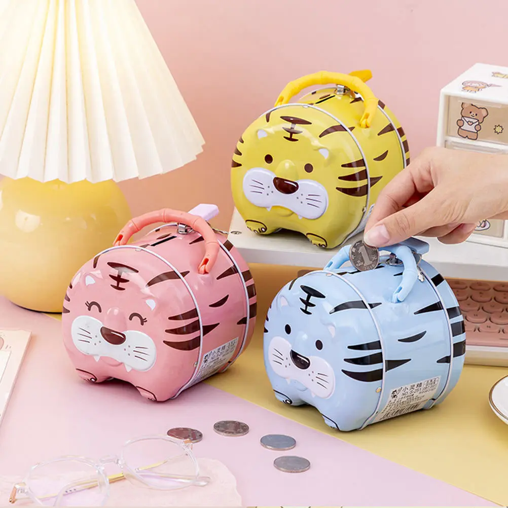 Schattige Tijger Vorm Spaarpot Mooie Spaarpot voor Kinderkamer Decoratie Spaarpot Gift Tijger Modellering Spaarpot