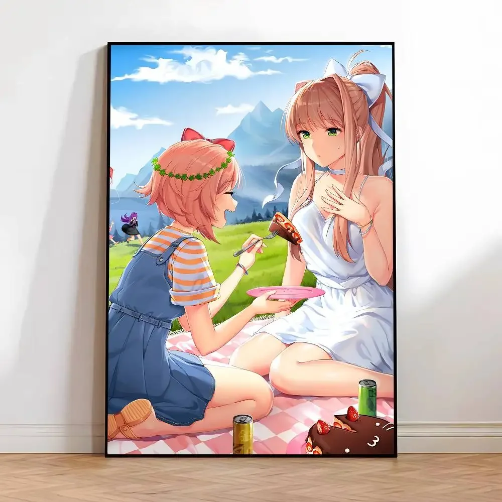 Anime Game Doki Doki Literature Posters HD-Druck, Vintage-Wandkunst, Dekoration für Zuhause, Arbeitszimmer – Detail 12
