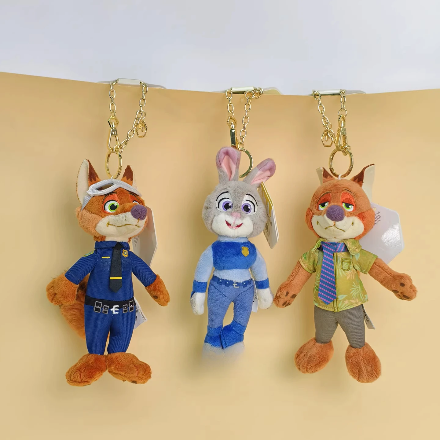 

Original Disney 40cm Zootopia Judy Nick Plush Toy Pendant Couple Keychain Car Backpack Decoration Birthday Christmas Gift