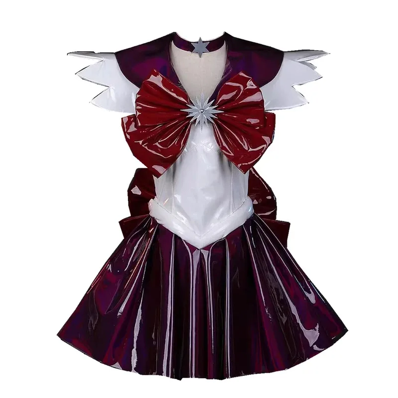 

Кожаный костюм для косплея Sailor Saturn Tomoe Hotaru-изготовленный наряд для вашего любимого косплей-персонажа для мужчин и женщин