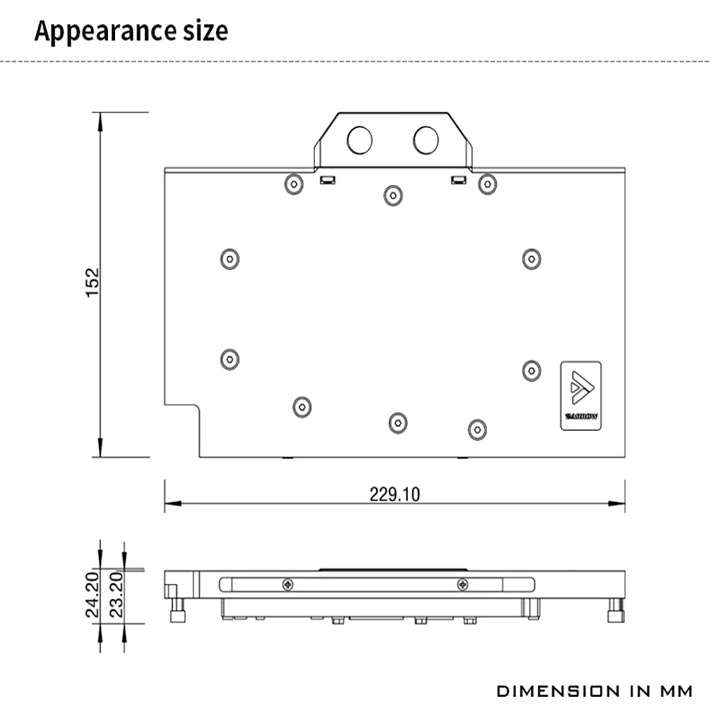 Barrow GPU Block For ASUS TUF GAMING RTX 5080 5070 Ti O16G GAMING Graphics Card  Water Cooling Radiator BS-AST5080-PA