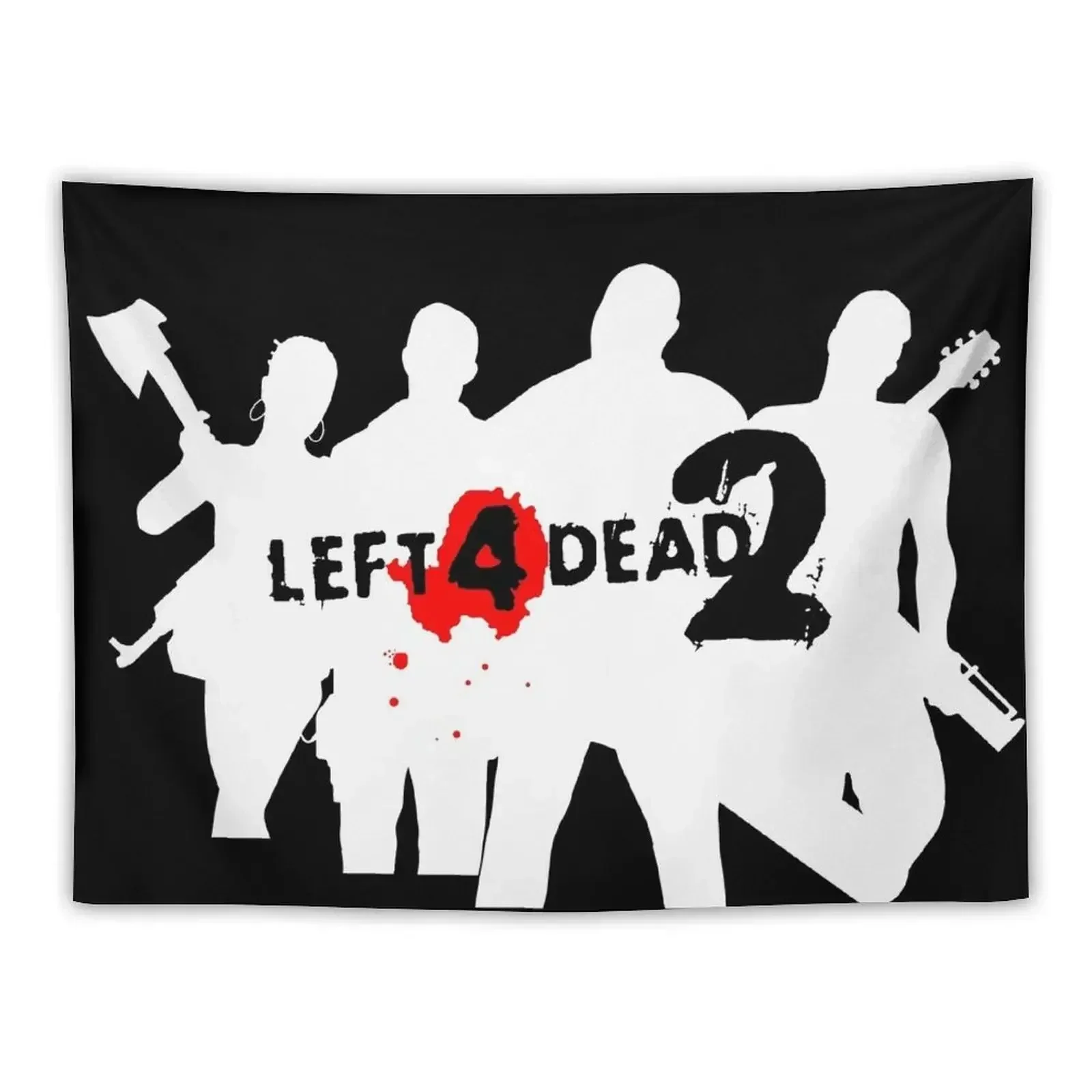 Left 4 Dead 2 minamalist Tapestry Decorative Wall Wall Art Tapestry