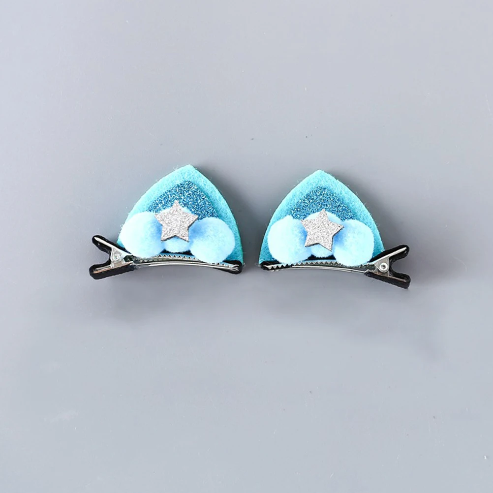 

Заколка для волос с белыми ушками, детские аксессуары, новый стиль для девочек, настроение, изменение цвета, головной убор для младенцев и взрослых