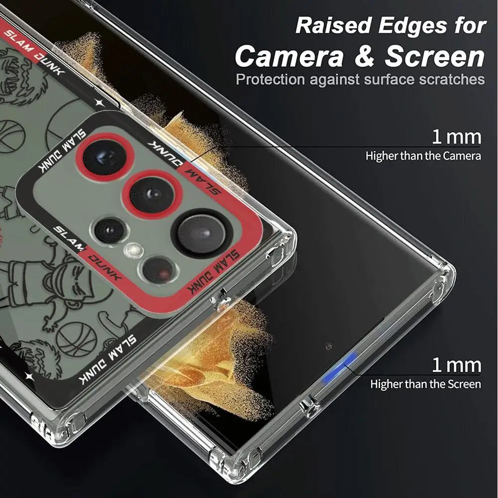 Чехол для телефона Samsung Galaxy S24 Ultra S21 S20 FE S23 FE S10 S22 Plus Note 20 Ultra 10 Slam Dunk