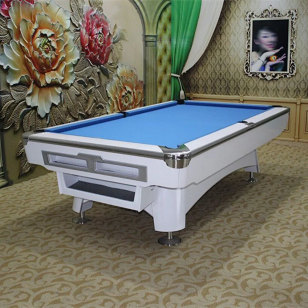 

Premium Durable Different Sizes Pool Training Table Custom Billiard Pool Table 9ft Billiard for Clubs and Mallspromote sales