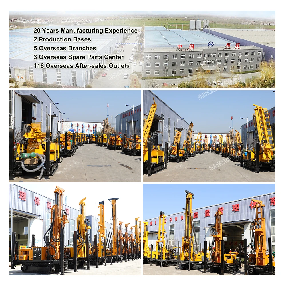 Portable Rock Drilling Machine Crawler Borehole Drill Rig Made In China