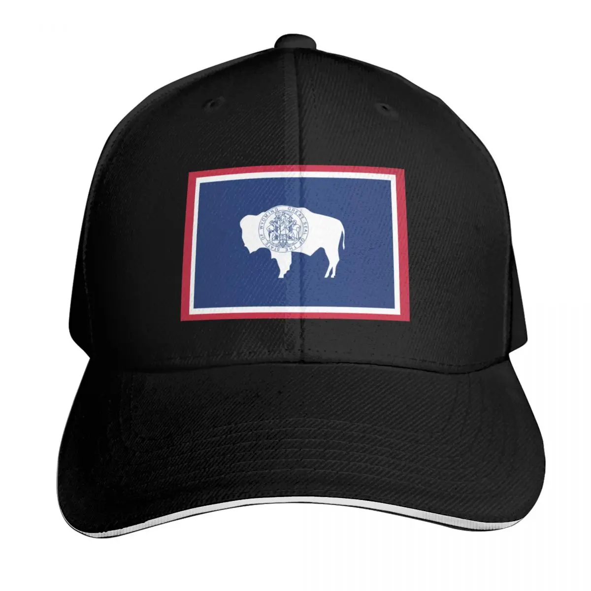 

Flag of Wyoming Baseball Cap sailor cap for men tactical cap New In The Hat hard hat Men's Women's