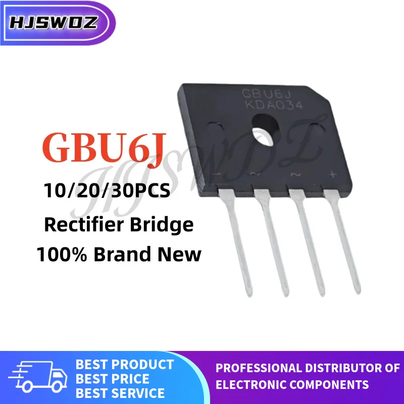 10-30PCS GBU6J Gbu …