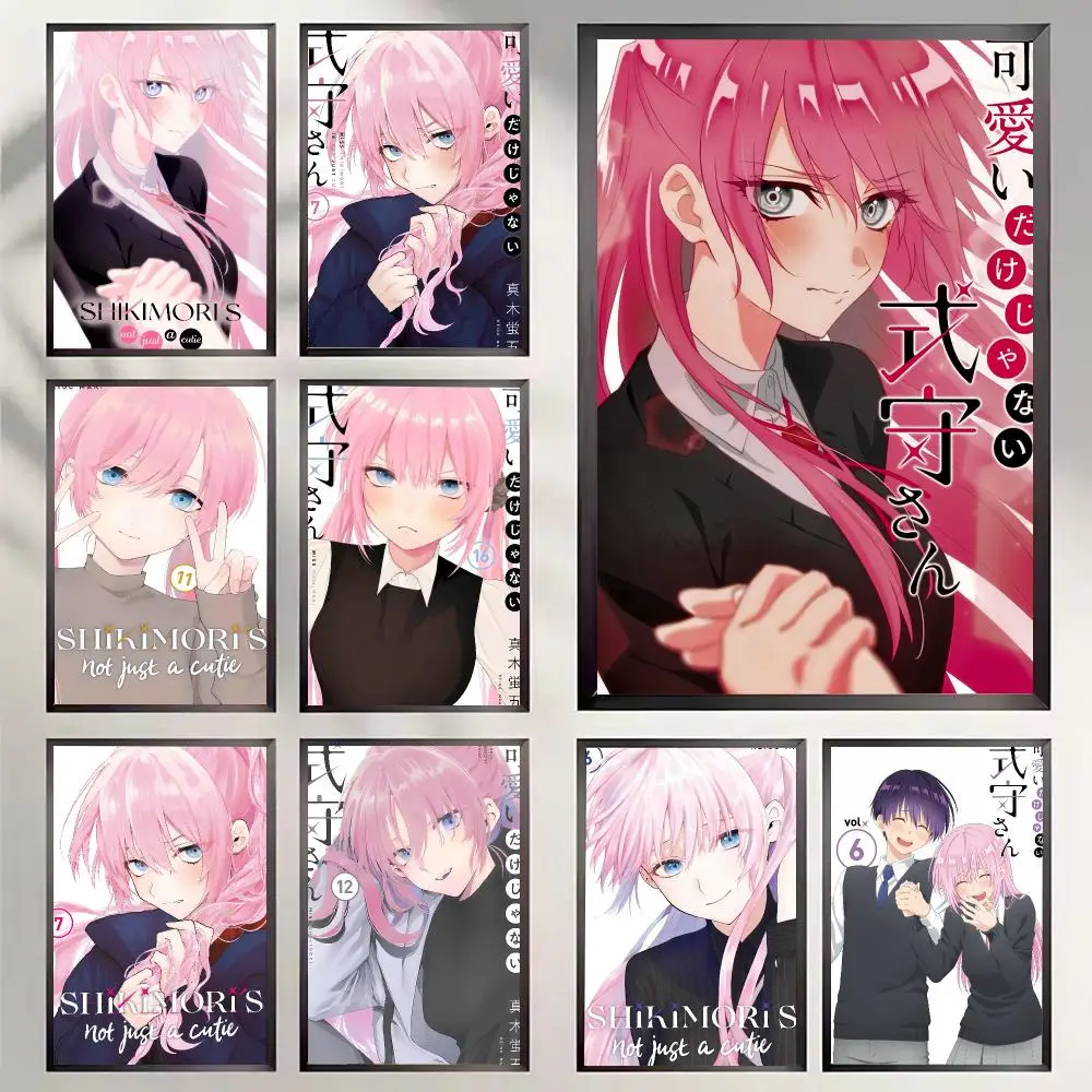 Anime Shikimori's Not Just a Cutie Poster Waterproof PP Wall Art for Aesthetic Bedroom Living Room Decor