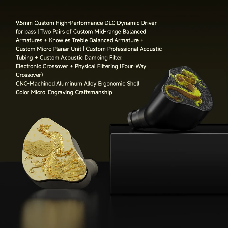 イヤホン CVJ MYTHERA CVJ MYTHERA | 7 Driver Hybrid Flagship In-Ear Monitor – Linsoul Audio