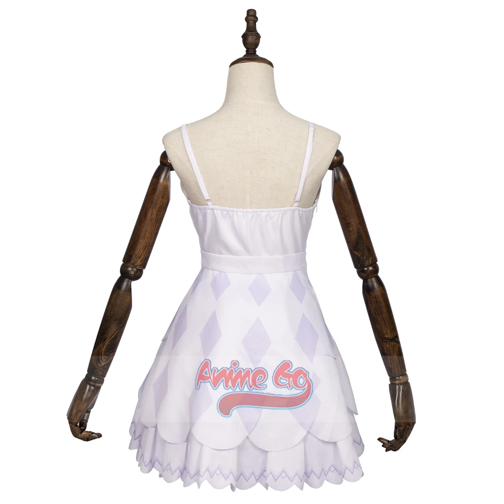 Herta Cosplay para Mulher, Game Honkai: Trilho Estrela, Vestido, Chapéu, Uniforme, Roupas de Halloween, C07701-A