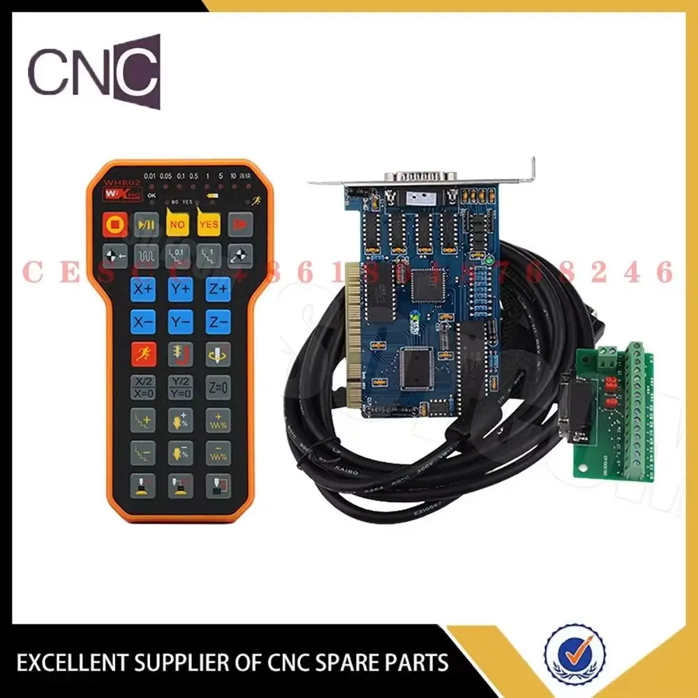The latest engraving machine 3-axis Ncstudio motion control card + XHC Whb02 Weihong Dsp control handle to replace mach3
