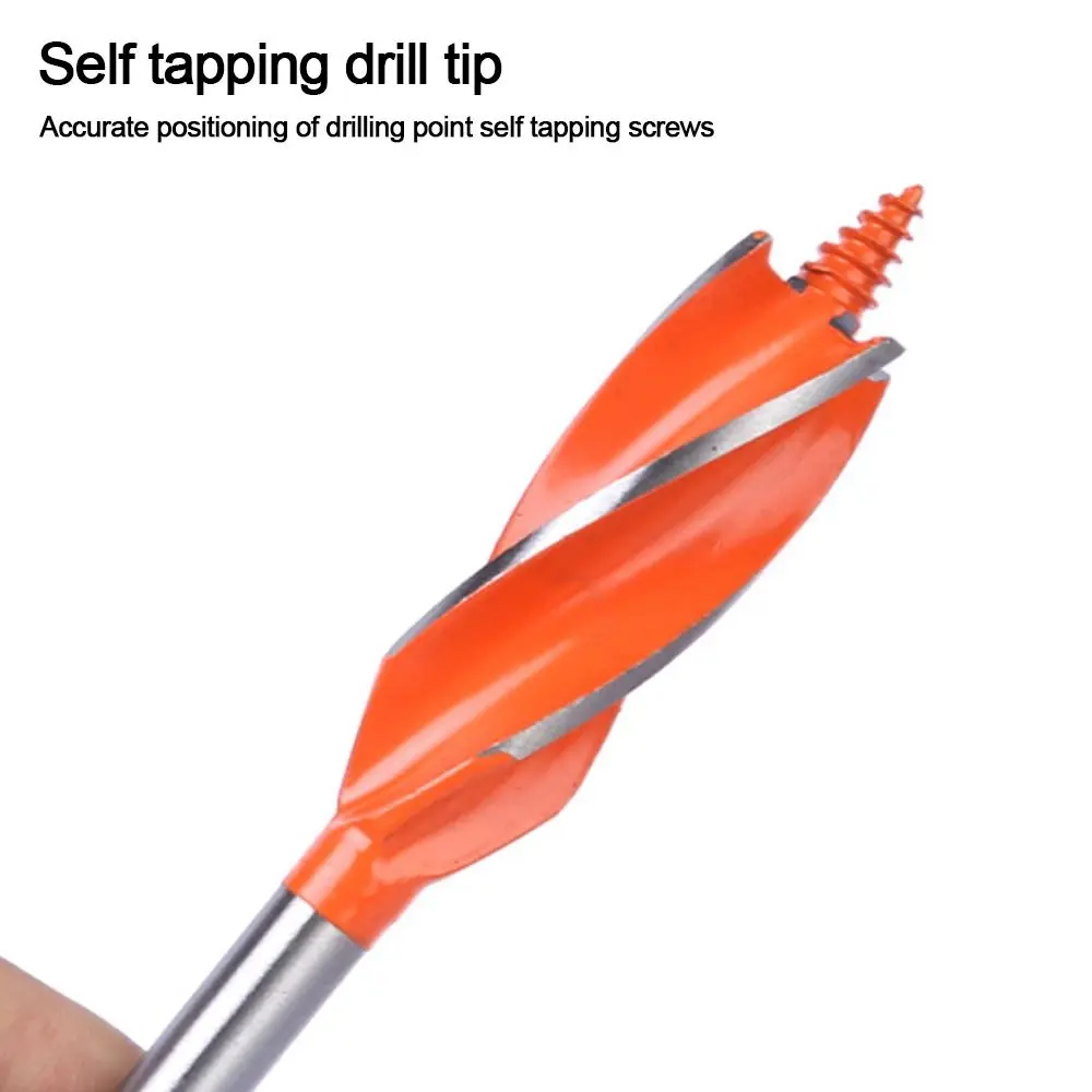 목재 커터 트위스트 드릴 비트, 육각 생크 목재 구멍 커터, 4 플루트 오거 목수 드릴 비트, 코어 드릴 비트, 10-25mm