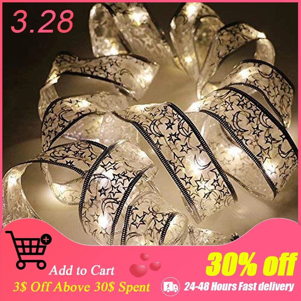 LED Fairy Lights String Cooper Wire Christmas Lamp Holiday Xmas Tree Decor for Party Weddings