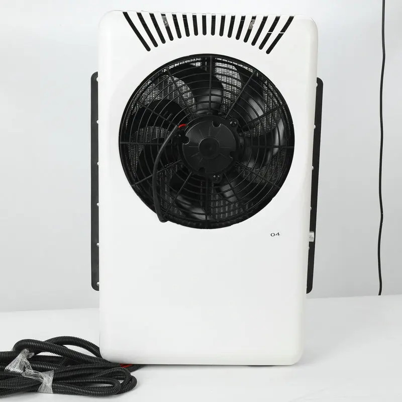 24 فولت جرار كهربائي فان المقصورة برودة التيار المتناوب جديد 12 فولت وقوف السيارات شاحنة مكيف الهواء مع ضاغط #5